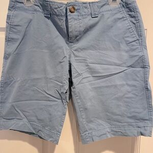 Old Navy Blue Flat Front Low Rise Shorts